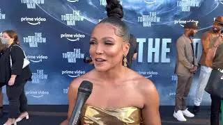 Jasmine Matthews looks amazing at &ldquo;The Tomorrow War&rdquo; premiere