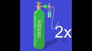 What happens when oxygen becomes 2x