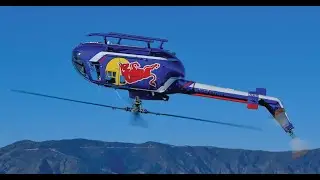 Red Bull Helicopter BO-105 at OSHKOSH 2019