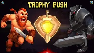 Ultimate Trophy Pushing to Grand Master 1 🔥 Castle Crush 