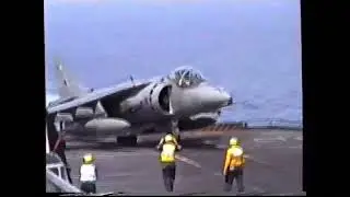 HMS Illustrious & Harriers In the Gulf (March 1998)