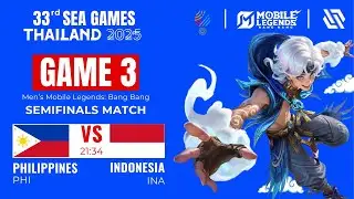 33rd SEA Games 2025 | Philippines vs Indonesia Game 3 | MLBB Women&rsquo;s Semifinals Match