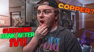 1V1ing PLAYERS THEN GUESSING THEIR RANK (RAINBOW SIX SIEGE)