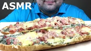 ASMR FRENCH BAGUETTE PIZZA (Eating Sounds) NO TALKING 먹방