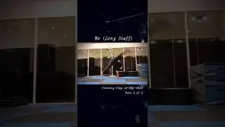 Adding some acrobatic move 🤸 Bō (Long Staff) 🪄 Training Vlog (There're 2 scenes in this video 🎬)