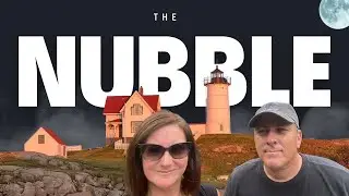 THE NUBBLE LIGHTHOUSE at Sunset in York, Maine #vanlife #lighthouse