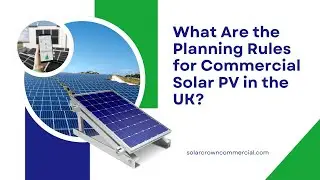 UK Solar Panel Planning Rules