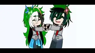 Kuro kuro/ meme gacha/ mha/  Изуку Мидори и Нодока Мидория /  сестра  деку ＼(^o^)／/ 🥦🥬❓️