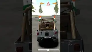 Indian car SIMULATION game 3d #viralvideo #gaming #thar