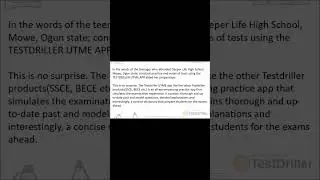 THE BEST CBT LEARNING APP: MEET THE BEST CANDIDATE IN THE 2023 UTME