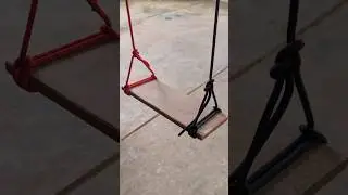 Easy make a simple swing from rope. #rope #swingknts #bestknots