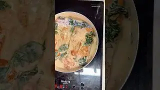 I cooked Creamy Salmon for dinner