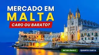 PRIMEIRA COMPRA NO MERCADO DE MALTA | *mostrei quanto gastei*