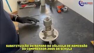 Substituição do reparo da válvula de admissão do compressor 2005 da Schulz