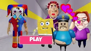 ROBLOX SECRET LOVE STORY 8 Escape Betty's Nursery, Barry Prison, Evil Grandma, Sponge Bob, Bobby