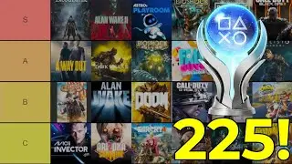 My 220+ platinum trophy tier list