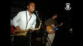 Larry Himmel grooves with San Diego band The Greyboy Allstars in 1998