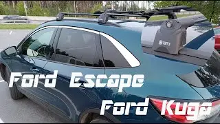 C&oacute;mo instalar barras porta equipaje Ford Escape / Ford Kuga Barras universales
