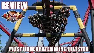 X-Flight Review, Six Flags Great America Bolliger & Mabillard Wing Coaster | Most Underrated Wing