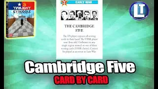 TWILIGHT STRUGGLE Strategy / HOW Do You Play The CAMBRIDGE FIVE Card? / STRATEGY Tips