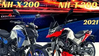 Novas NH-X 200 e NH-T 200 da SYM Motors 2021, um LUXO na baixa cilindrada, abre o olho concorr&ecirc;ncia.