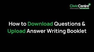 TSPSC Group 1 Naipunyata/Mains Answer Writing | Download & Upload | CIvicCentre.in UPSC TSPSC APPSC