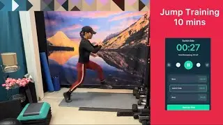 Тренировка по прыжкам (10 мин) @fit.for.hiking.lifestyle Дополнительные элементы для эндуро Серия...