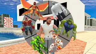 FRANKLIN Playing As EVERY SUPERHERO HULK In INDIAN BIKE DRIVING 3D