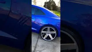 Camaro on 24&rsquo;s &ldquo;BlueMoney Gang&rdquo;