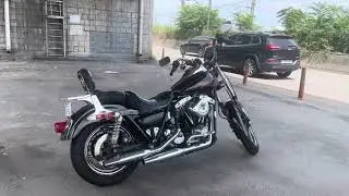 Fxr82 shovelhead idle video on stock muffler