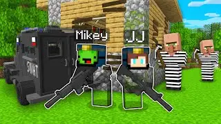 How Mikey & JJ Became INVISIBLE FBI in Minecraft (Maizen)