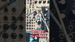 New module fun, digital fun #alm #busycircuits #mcomkii #modular