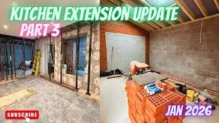 Our Kitchen Extension Update | January 2026 | Part 3 🏠💚✨