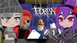 Mob talker girl's react to [VANITY JASON vs SURVIVORS] forsaken by Igor Animations (requested)