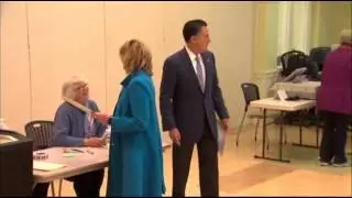 Raw: Romney Casts Ballot in 2012 Election