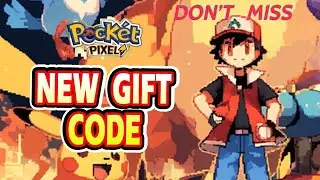Pocket Pixel 🎁2 new gift code ||  Fighting against 🔥🔥MEGA Genger😍Fog Gym Leader