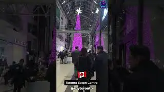 Toronto Christmas Decor Tour #shorts #toronto #torontochristmas #spytoronto #eatoncentre #christmas
