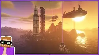 Minecraft Futuristic Volcano Island Base Showcase Cinematic