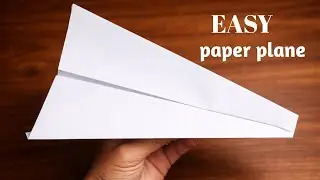How to Make a Glider Paper Airplane That Flies Long and Far | Best Paper Airplanes 