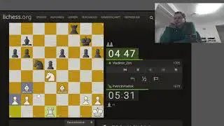 K&ouml;nig abschneiden & Springer deckt - Schach Lichess.org