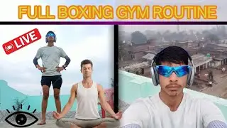 MB BOXING  Live video of boxing day yoga and stamina speed power and energy cardio #boxing Mo Kaish🥊