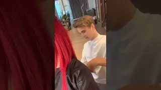 Hair hack |  @joe_sugg CUT MY HAIR 💇&zwj;♀️ 😂 #hairhack #joesugg #homehairdresser  #fyp #foryoupage