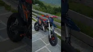 2 x Ktm 125 sx 😍🚀#2stroke #ktm #supermoto #ktmsx #bikelife