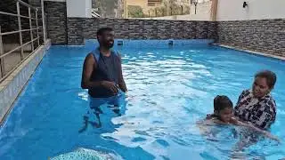 Tips// Swimming with Minnu🫰❤️ Banglore// my 3 year kid // చాలా easy గా నేర్చుకుంటున్నాడు🥰 #trending 
