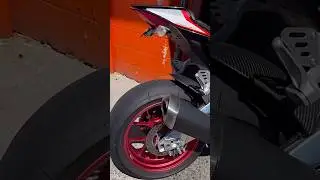 Cold Start & Walkaround | APRILIA RSV4 RF '16 on STOCK Exhaust Sound #aprilia #rsv4 #shorts #2025