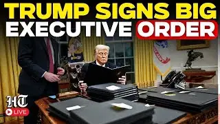 LIVE: President Donald Trump Signs Executive Orders | Iran | Greenland | Venezuela | USA | US News