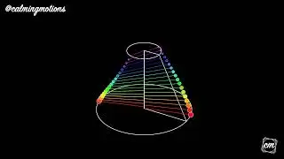 Mesmerizing Pendulum Wave to Relax, Study, Work, or Fall Asleep to. (HEADPHONES RECOMMENDED)