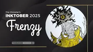 Inktober 2025 ✒️🔥 | Day 11: Frenzy | Daily Art Challenge