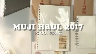 muji haul // school supplies 2017