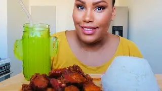 SMOKED PORK BELLY MUKBANG┃chit chating